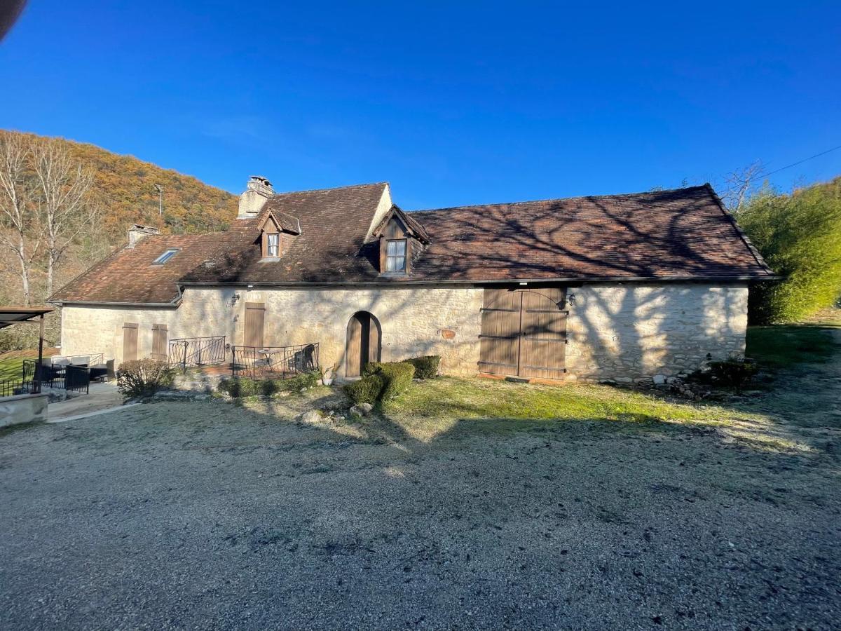 Villa Domaine Du Bonheur En Pierre Avec Piscine, Proche Sarlat Carlux Exterior foto