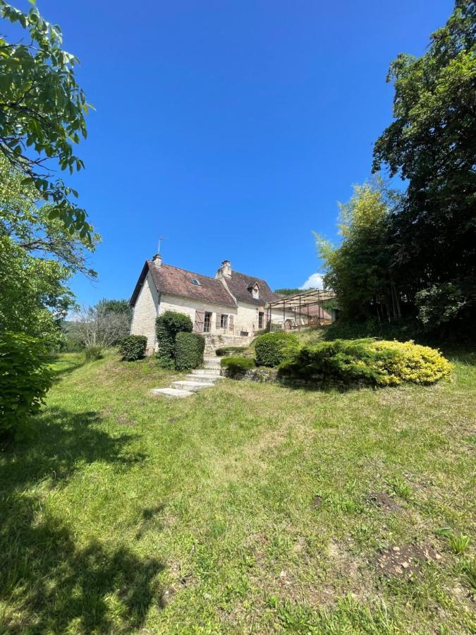 Villa Domaine Du Bonheur En Pierre Avec Piscine, Proche Sarlat Carlux Exterior foto