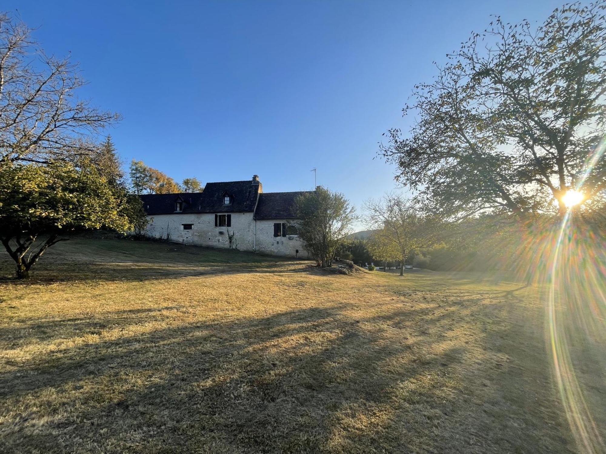 Villa Domaine Du Bonheur En Pierre Avec Piscine, Proche Sarlat Carlux Exterior foto